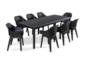 Zestaw Mebli Ogrodowych  Liveto Tre 8 krzeseł + stół