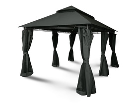 Pawilon namiot ogrodowy altana 3x4 m z oświetleniem LED MOSKITIERA 