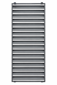 Panel żaluzjowy poziomy do pergoli 89.9 x 216cm Antracyt Aluminium 