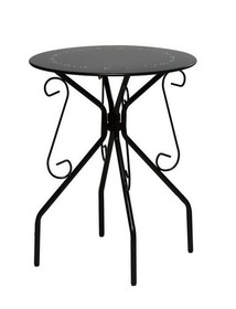 STÓŁ Stolik KAWOWY Parma Antracyt METALOWY 60cm