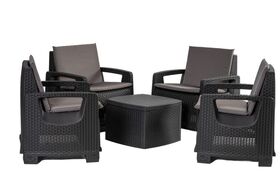  Zestaw ogrodowy Sofia stolik kawowy + 4 fotele