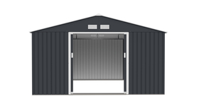 Garaż metalowy M-E 340x319x200cm 