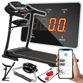 Bieżnia Elektryczna TRENTO 501D Składana z Masażerem Aplikacja CORCIANO 3HP 120 kg