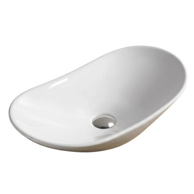 Umywalka Nablatowa Corciano Modera Line Lśniąca Biel 62x36x16 cm
