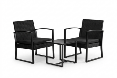 Zestaw mebli balkonowy Santos 2 krzesła + stolik kawowy