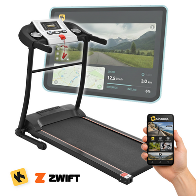 Bieżnia Elektryczna Treningowa Corciano Faro 120kg 12km/h LED