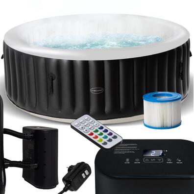 Jacuzzi Basen Ogrodowy Spa Corciano Okrągłe 196 x 66 cm Hydromasaż Jacuzzi Basen Ogrodowy Spa Corciano Okrągłe 196 x 66 cm Hydromasaż