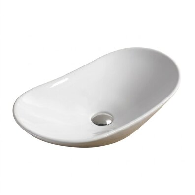 Umywalka nablatowa Corciano Vitaria Classic Śnieżnobiała Błyszcząca 52x33x15 cm