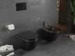 Akcesoria łazienkowe - Miska WC wisząca Corciano Clarity Midnight Gold Czarny Mat ze Złotym Akcentem 49 cm (3)