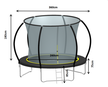 Trampoliny  - Trampolina 10FT 312CM PREMIUM LUXURY z siatką wewnętrzną i drabinką (5)