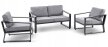 Zestawy ogrodowe - Meble Tarasowe Ogrodowe Simply  4-osobowy Aluminiowy Komplet (11)