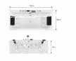 Z hydromasażem  - Wanna Łazienkowa Cannes z Hydromasażem  170 x 80 cm wolnostojąca Akrylowa Jacuzzi (8)