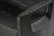 Zestawy ogrodowe - Zestaw Mebli Ogrodowych NAPOLI MINI 6 Rattan Antracyt (14) Zestawy ogrodowe - Zestaw Mebli Ogrodowych NAPOLI MINI 6 Rattan Antracyt (14)