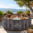 Jacuzzi ogrodowe - Jacuzzi Basen Ogrodowy Spa Corciano DROP-STICH 6 osobowe  180x65cm Twarde (4)