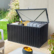 Skrzynie - Skrzynia Ogrodowa Metalowa 1300 litrów CHEST Corciano 183.5x89x95 cm (17)