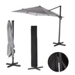 Parasole ogrodowe - Parasol aluminiowy 3x4 m Roma Corciano z Oświetleniem LED SOLAR  (1)