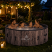 Jacuzzi ogrodowe - Jacuzzi Basen Ogrodowy Spa Corciano DROP-STICH 6 osobowe  180x65cm Twarde (7)