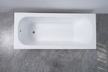 Wanny wolnostojące - Wanna  Prostokątna biała Sara AKRYLOWA PRAWA/LEWA 170 x 70  Syfon Automat (3)