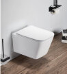 Akcesoria łazienkowe - Miska WC wisząca Corciano Tornado Elegance Lśniąca Biel 52x35x35 cm (2)