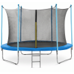 Trampoliny  - Trampolina ogrodowa Total Sport 244 cm 8FT z siatką wewnętrzną + drabinka (1)