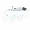Z hydromasażem  - Wanna Łazienkowa Cannes z Hydromasażem  170 x 80 cm wolnostojąca Akrylowa Jacuzzi (4)