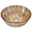 Umywalki nablatowe - Umywalka nablatowa Corciano Lunaris Flow Bursztynowa 40 cm (1)