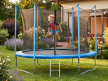 Trampoliny  - Trampolina ogrodowa Total Sport 244 cm 8FT z siatką wewnętrzną + drabinka (6)