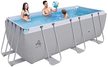 Baseny stelażowe - Basen Ogrodowy Stelażowy Jilong 400 cm x 207 cm x 122 cm POMPA DRABINKA (8)