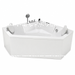 Wanny wolnostojące - Wanna Łazienkowa RIMINI z Hydromasażem  150 x 150 cm wolnostojąca Akrylowa Jacuzzi Narożna (4)