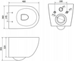 Miski WC - Corciano Maya RIMLESS MISKA WC DESKA WOLNOOPADAJĄCA DUROPLAST SLIM CZARNA (4)