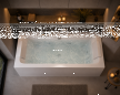 Z hydromasażem  - Wanna Łazienkowa Genua z Hydromasażem  170 x 80 cm wolnostojąca Akrylowa Jacuzzi (7)