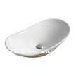 Umywalki nablatowe - Umywalka nablatowa Corciano Vitaria Classic Śnieżnobiała Błyszcząca 52x33x15 cm (1)