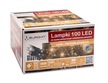 Boże Narodzenie - Lampki Choinkowe 100 LED Premium Białe Ciepłe FLESZ (4)