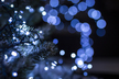 Boże Narodzenie - Lampki choinkowe z dodatkowym gniazdem 200 LED Biały Zimny (2)