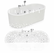 Wanny wolnostojące - Wanna Łazienkowa Ferrara z Hydromasażem  170 x 80 cm wolnostojąca Akrylowa Jacuzzi (1)