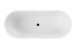 Wanny wolnostojące - Wanna Matt 170 x 75 cm wolnostojąca Akrylowa Łazienkowa Corciano BEZ SYFONU (8)