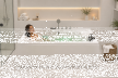 Wanny wolnostojące -  Wanna Łazienkowa z Hydromasażem  Mentona 180 x 120 cm wolnostojąca Akrylowa LED Jacuzzi SPA kompletna (9)
