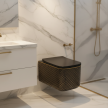 Akcesoria łazienkowe - Misja WC wisząca Corciano Nexa 3 Midnight Gold Edition 51x34x35 cm (2)