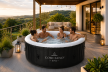 Jacuzzi ogrodowe - Jacuzzi Basen Ogrodowy Spa Corciano Okrągłe 4 osobowe 180 cm (2)