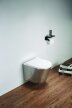 Akcesoria łazienkowe - Miska WC wisząca Corciano Optimo Pro Platinium Platynowy Strukturalny z Białą Deską 49x37 cm (2)