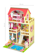 Zabawki  - Drewniany domek dla lalek (2)