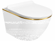 Miski WC - Miska WC Wisząca Corciano Nexa Base Gold Bialy połysk 49x37 cm (1)