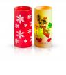 Boże Narodzenie - Świeca z projektorem LED RGBW z animacją wzór Śnieżynki EUROHIT Christmas EAN 5901721051720 (3)
