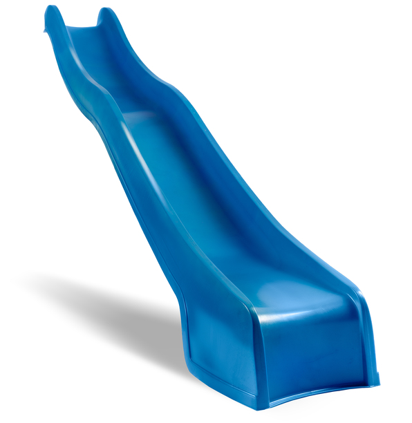 Zjeżdżalnie  - Zjeżdżalnia Ogrodowa dla dzieci PRO 3 m ślizg wodny niebieski Tobi Toys (1)