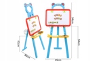 Zabawki  - Tablica Magnetyczna Kredowa 3w1 Tobi Toys  (5)