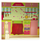 Zabawki  - Drewniany domek dla lalek (8)