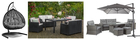 Zestawy mebli - Zestaw ogrodowy PREMIUM, stół TERY z krzesłami BARCELONA 8 osobowy, 100% aluminium (7)