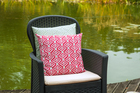 Krzesła ogrodowe - Fotel ogrodowy Folia Antracyt szara poduszka rattan (8)