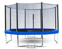 Trampolina 12FT 374CM Corciano z siatką zewnętrzną i drabinką