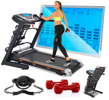 Bieżnia Elektryczna Domowa CORCIANO LAXE Składana Masażer 150KG 19KMH